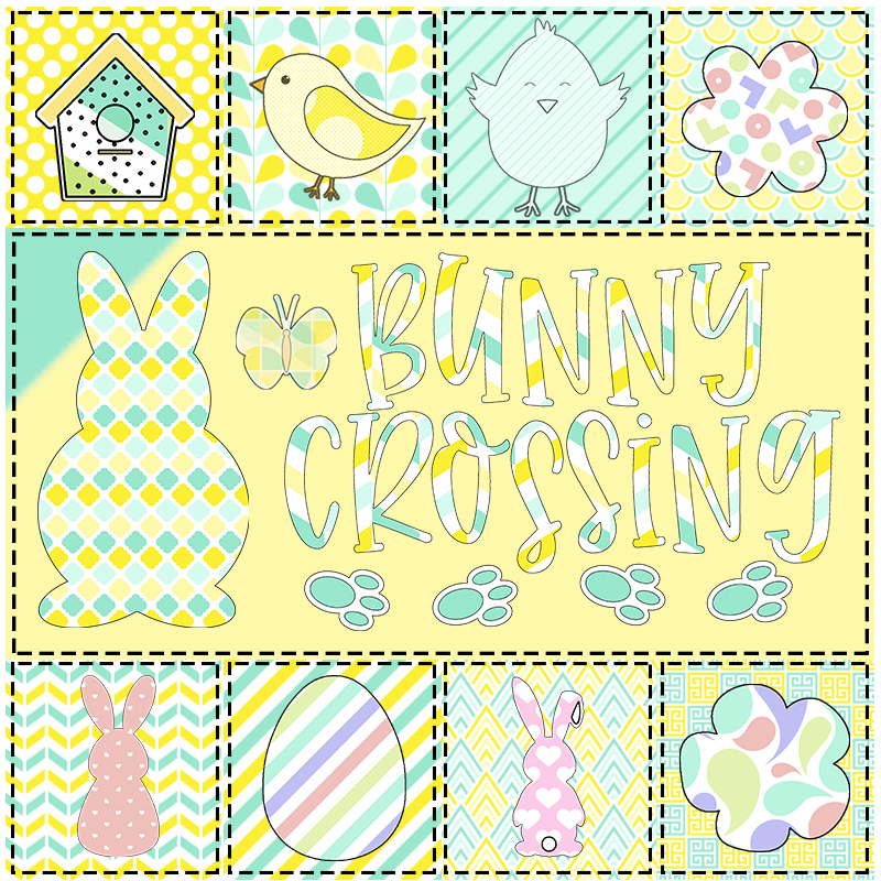 Easter Clipart for Applique Pattern