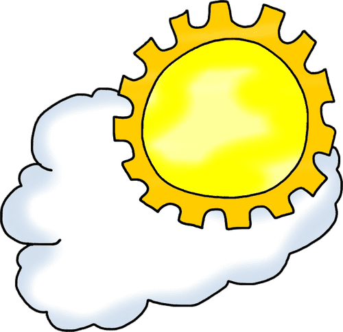 Cloud and sun