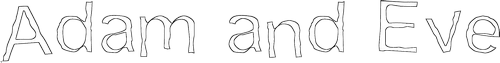 Adam and Eve Saying