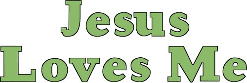 Jesus Loves Me Saying
