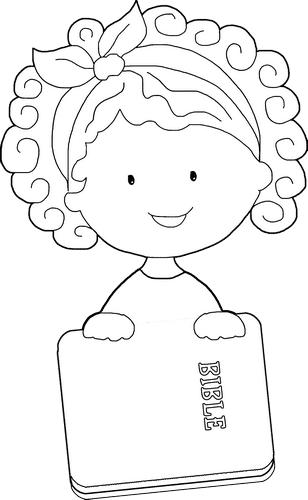 Girl with Bible