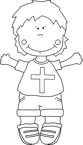 Boy with Cross