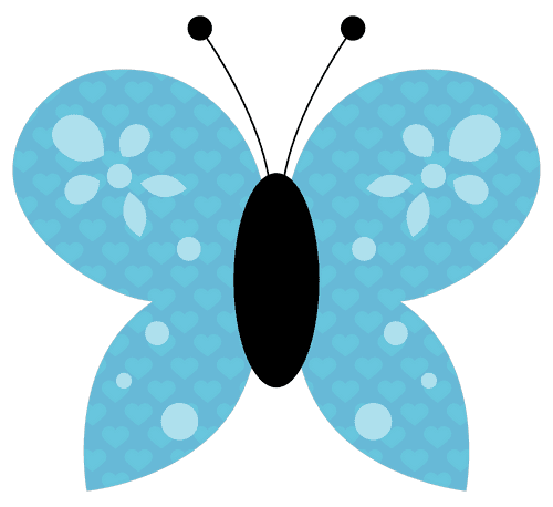 Pink Butterfly Clipart
