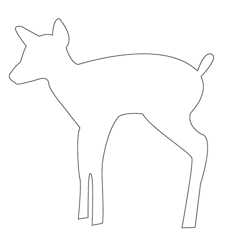 Deer Applique Pattern