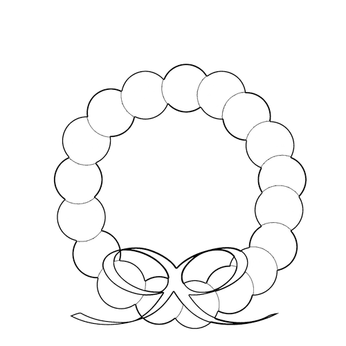 Wreath Applique Pattern