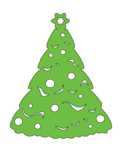 Christmas Tree with Stars