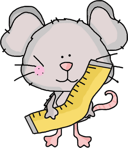 Mouse with Tape Measurer