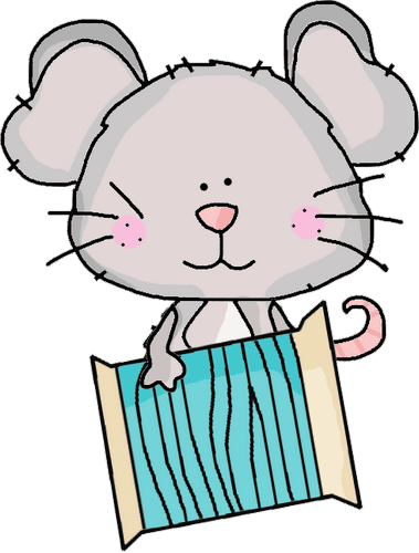 Mouse with Sewing Thread