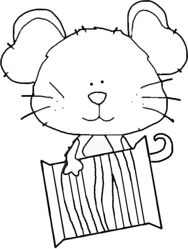 Mouse with Sewing Thread