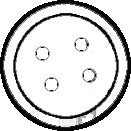 4 Hole Button