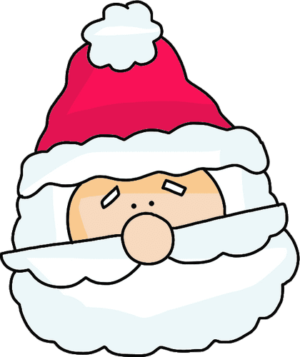 Santa Face Clipart