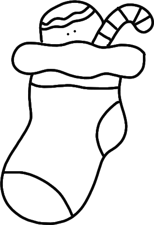 Stocking Outline