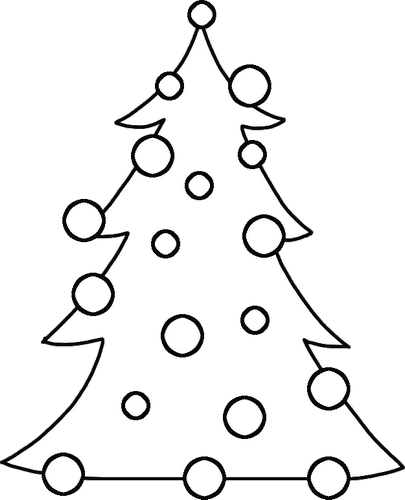 Christmas Tree Outline