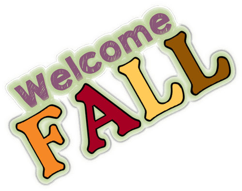 Welcome Fall saying