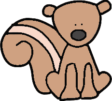 Squirrel Outline