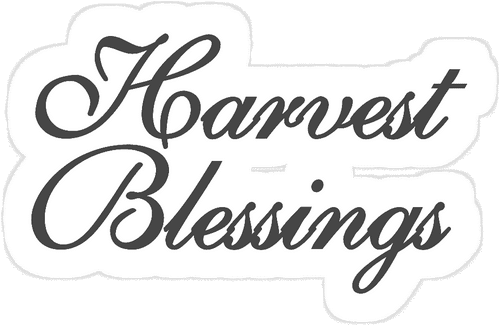 Harvest Blessings saying