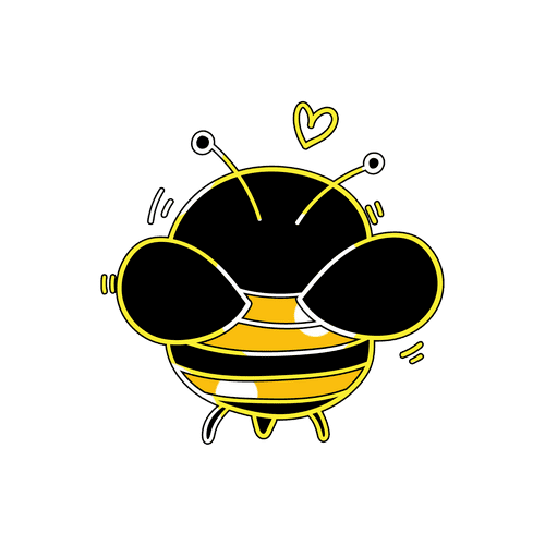 Bee Outlines