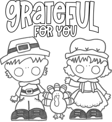 Thanksgiving Applique Pattern: Grateful for You - Sewing
